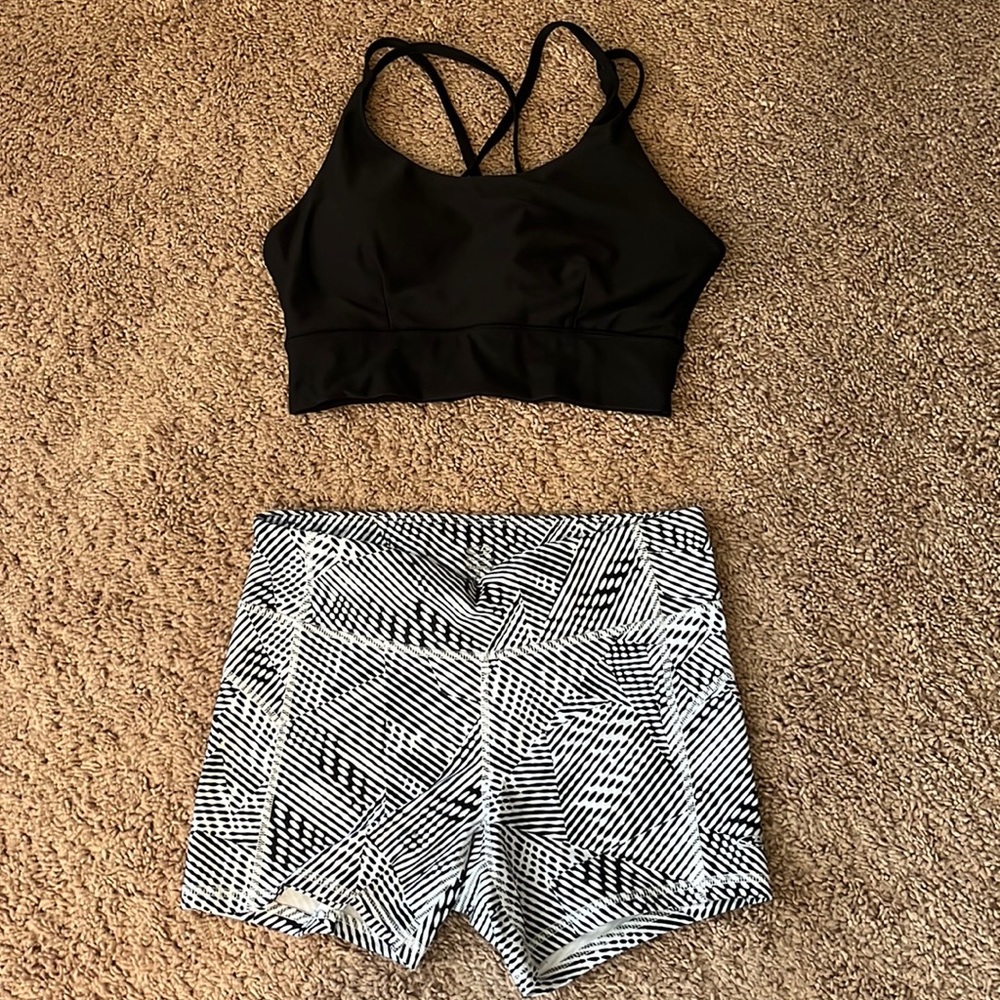Workout Bundle! 🏋️C9 shorts and Athletic Longline Bra Size Medium